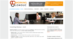 Desktop Screenshot of coworkingolomouc.cz